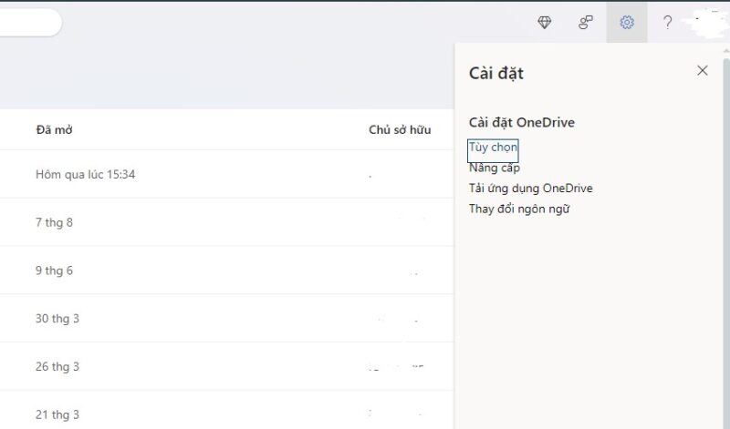 đăng nhập onedrive trên máy tính