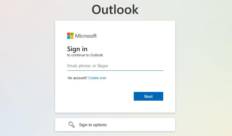 cách đăng nhập outlook