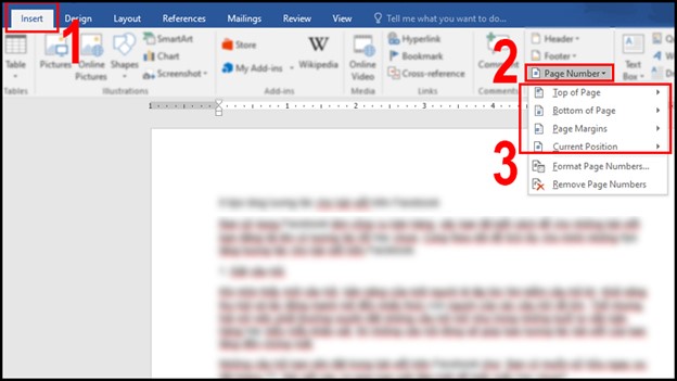 Bắt Đầu Đánh Số Từ Một Trang Cụ Thể