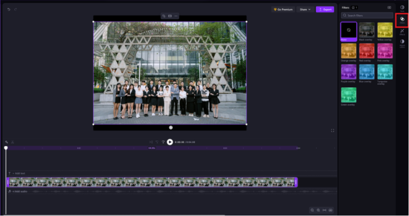 Thêm các hiệu ứng