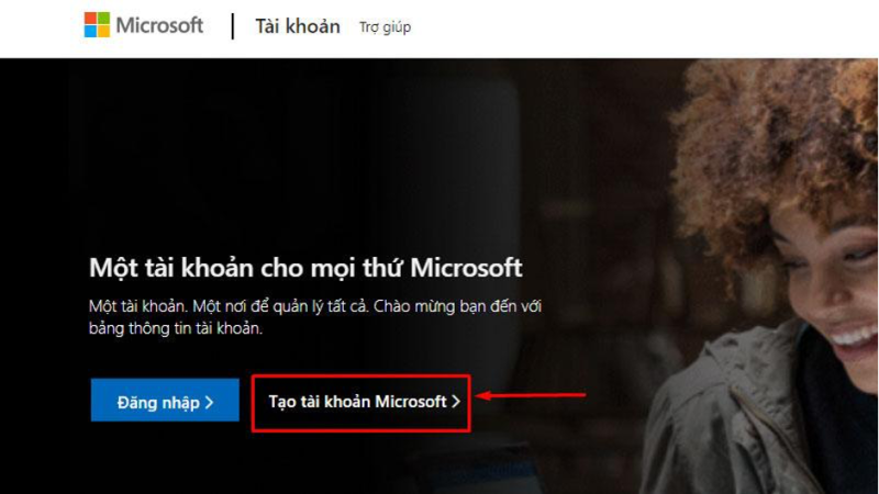Cách tạo tài khoản Microsoft 