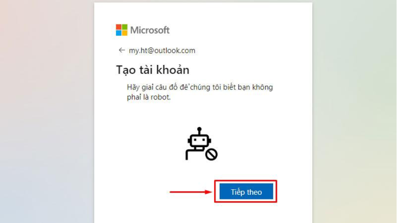 Cách tạo tài khoản Microsoft 