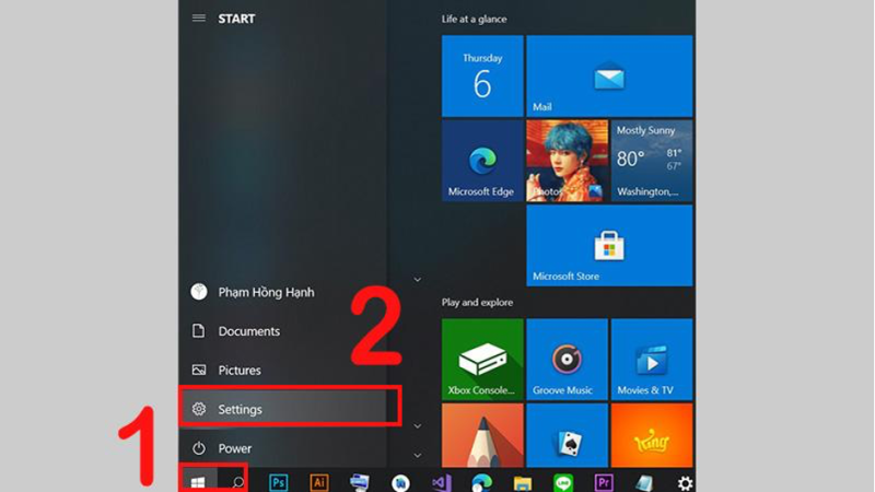 Đăng nhập vào tài khoản Microsoft trên thiết bị máy tính Windows