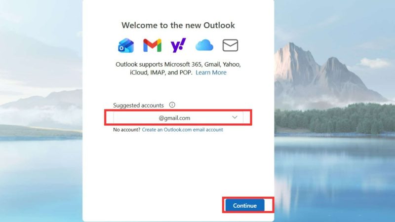 Cách đăng nhập Microsoft 365 qua ứng dụng Outlook