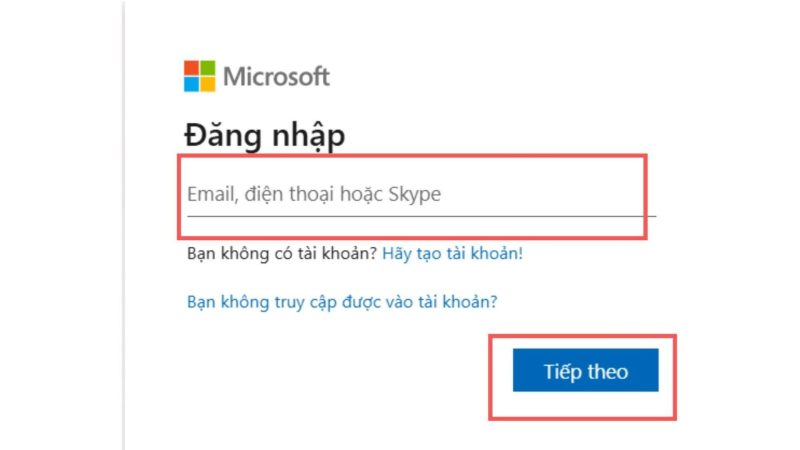 Cách đăng nhập Microsoft 365 trên web 