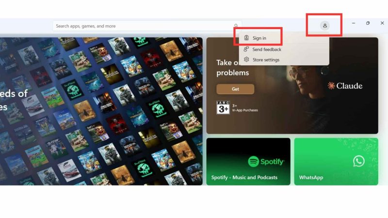 Cách đăng nhập Microsoft 365 qua Microsoft Store 