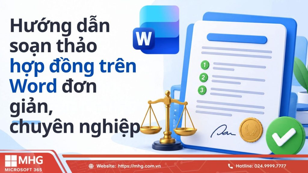 Hướng dẫn soạn thảo hợp đồng trên Word đơn giản, chuyên nghiệp