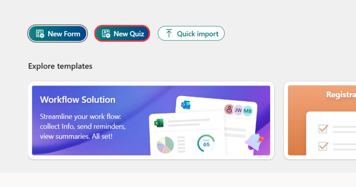 Hướng dẫn sử dụng Microsoft Forms Tạo bài kiểm tra (Quiz)