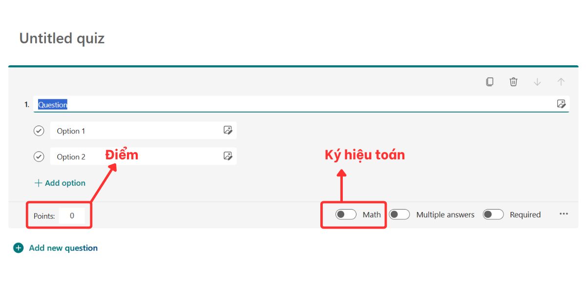 Hướng dẫn sử dụng Microsoft Forms Tạo bài kiểm tra (Quiz)