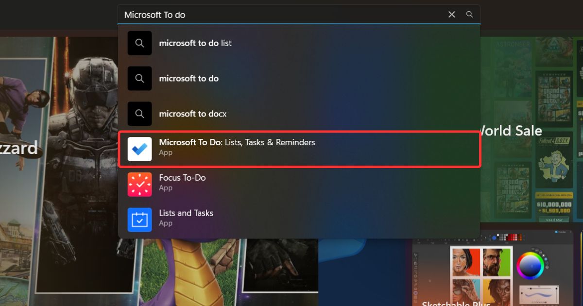 Microsoft-To-Do trên máy tính