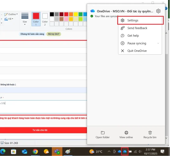 3 buoc kiem tra dung luong onedrive Hướng dẫn 03 bước kiểm tra dung lượng OneDrive 5TB