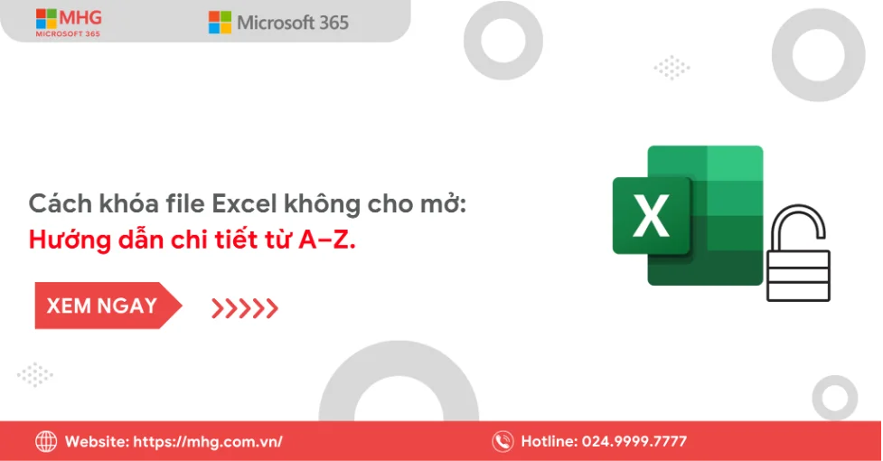 4 cach khoa file Excel khong cho mo