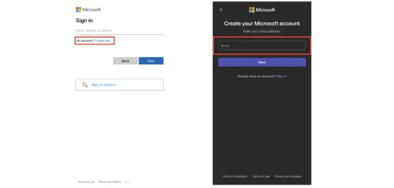 Cách tạo Microsoft Teams trên điện thoại Cách tạo tài khoản Microsoft Teams trên điện thoại