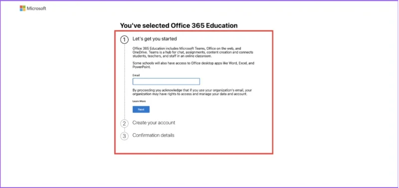Cách tạo tài khoản Microsoft Teams cho học sinh 2 Cách tạo tài khoản Microsoft Teams cho học sinh