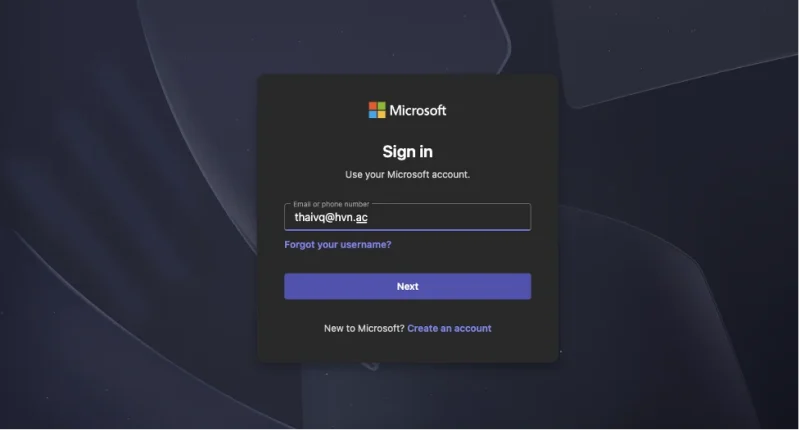 Cách tạo tài khoản Microsoft Teams miễn phí 2 Cách tạo tài khoản Microsoft Teams miễn phí