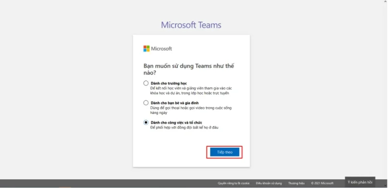 Cách tạo tài khoản Microsoft Teams miễn phí 3 Cách tạo tài khoản Microsoft Teams miễn phí