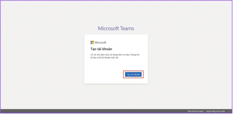 Cách tạo tài khoản Microsoft Teams miễn phí 4 Cách tạo tài khoản Microsoft Teams miễn phí