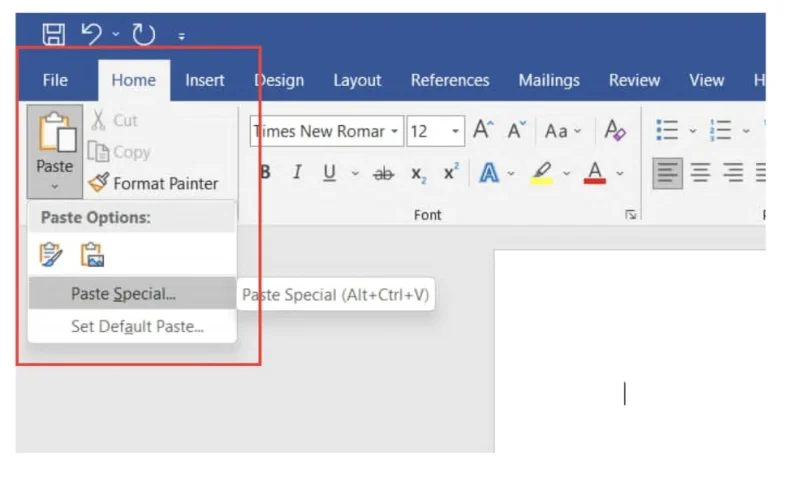 dung dan dac biet 2 Dùng dán đặc biệt (Paste Special - Keep Source Formatting)