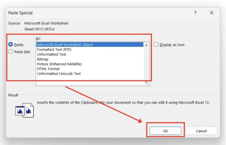 dung dan dac biet 3 Dùng dán đặc biệt (Paste Special - Keep Source Formatting)