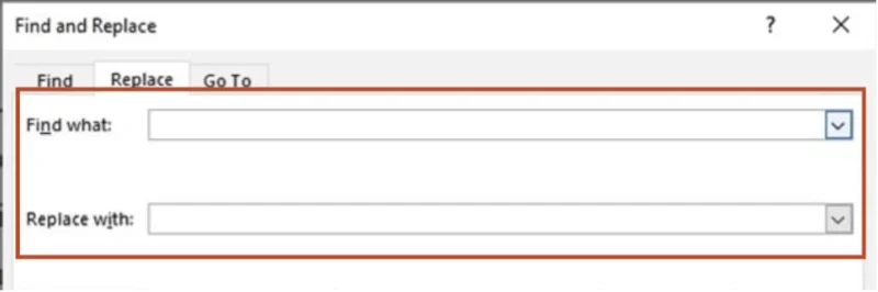 find what and replace with Cách xóa khoảng trắng giữa các đoạn trong Word bằng Find and Replace