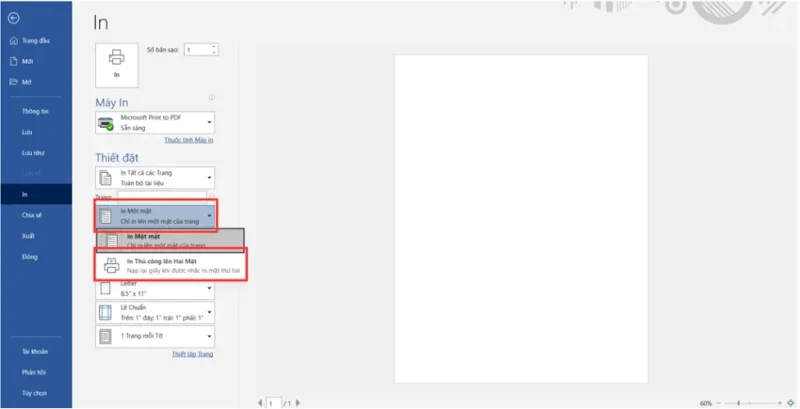 in 2 mat trong Word 2010 2 9 Cách in 2 mặt trong Word 2010