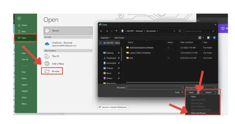 khac phuc loi trong excel Đối với Microsoft Excel