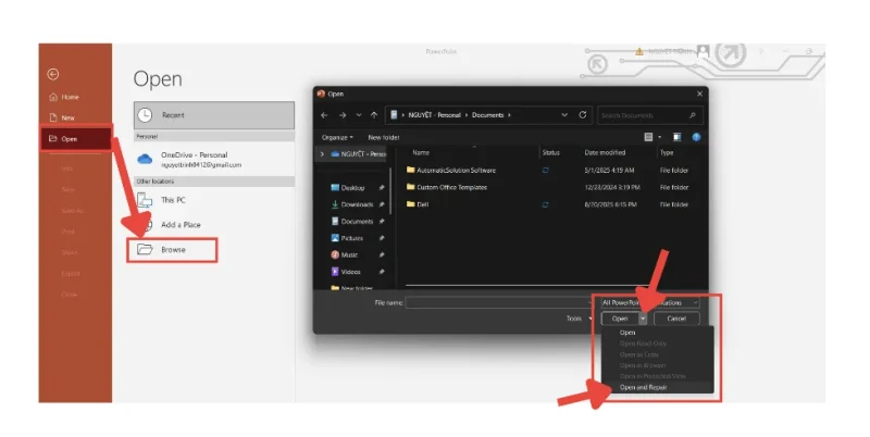 khac phuc loi trong pp Đối với Microsoft Powerpoint