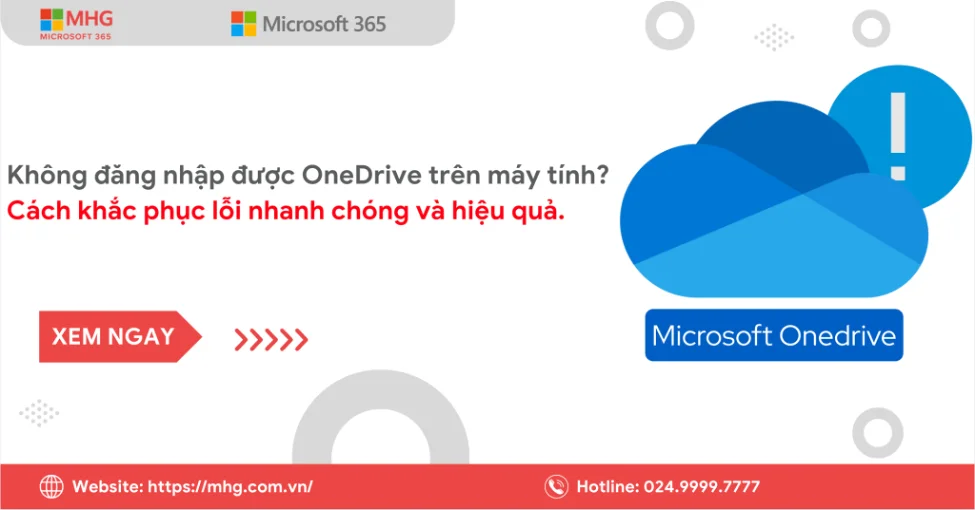 khong dang nhap duoc onedrive tren may tinh