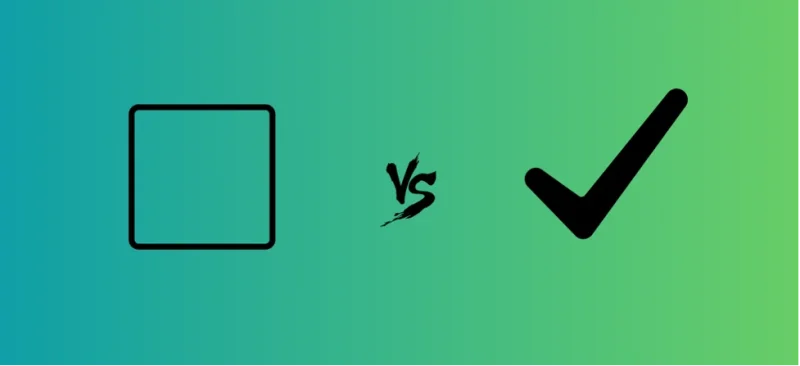 phan biet tick va check box Phân biệt dấu tick và Checkbox trong Word