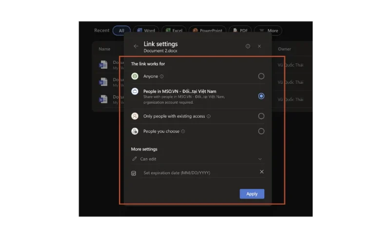 su dung tinh nang chia se 2 batcheditor fotor Sử dụng tính năng chia sẻ trong OneDrive