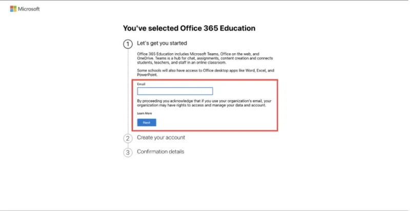 tao tai khoan microsoft bang mail edu Cách đăng ký tài khoản Microsoft bằng email sinh viên