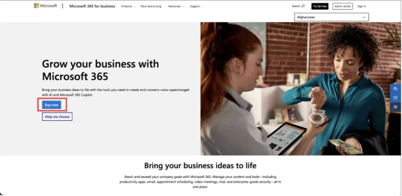 tao tai khoan microsoft doanh nghiep Cách tạo tài khoản Microsoft doanh nghiệp (Microsoft Business Account)