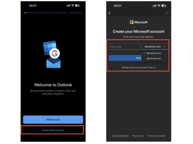 tao tai khoan microsoft tren dien thoai Cách tạo tài khoản Microsoft mới trên điện thoại