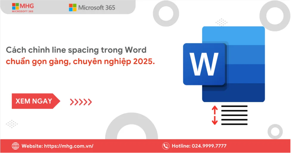 Cach chinh line spacing trong Word