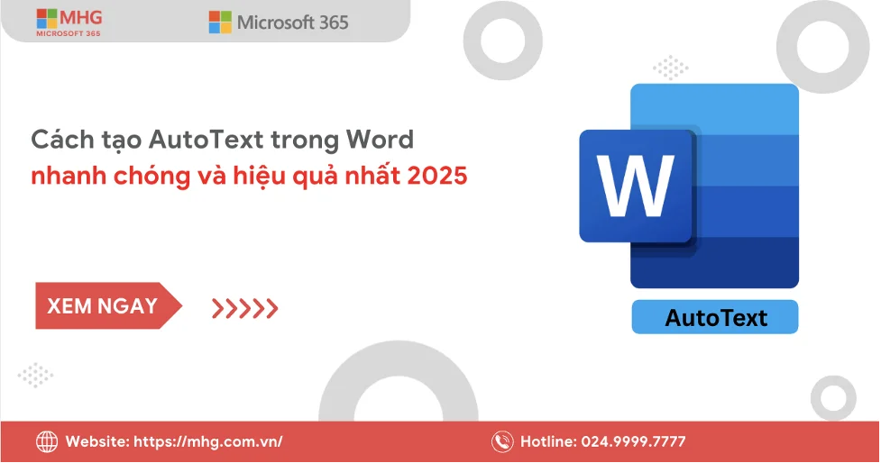 Cach tao autotext trong word