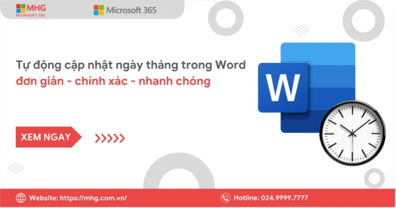 Tu dong cap nhat ngay thang trong Word Tự Động Cập Nhật Ngày Tháng Trong Word - Đơn Giản & Chính Xác