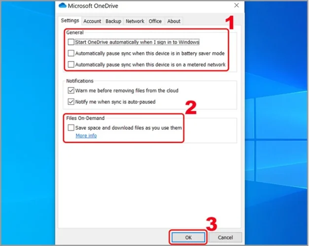Cách tắt, vô hiệu hoá OneDrive