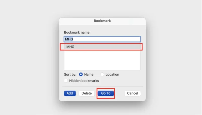 cach su dung bookmark hieu qua Di chuyển đến bookmark