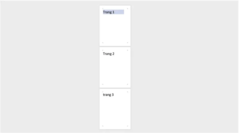 Cách xóa một trang trong Word bằng Delete hoặc Backspace (Áp dụng cho Word 2016,2019)