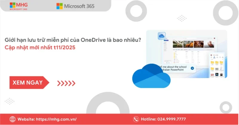 gioi han luu tru mien phi cua Onedrive Giới Hạn Lưu Trữ Miễn Phí Của OneDrive Là Bao Nhiêu?