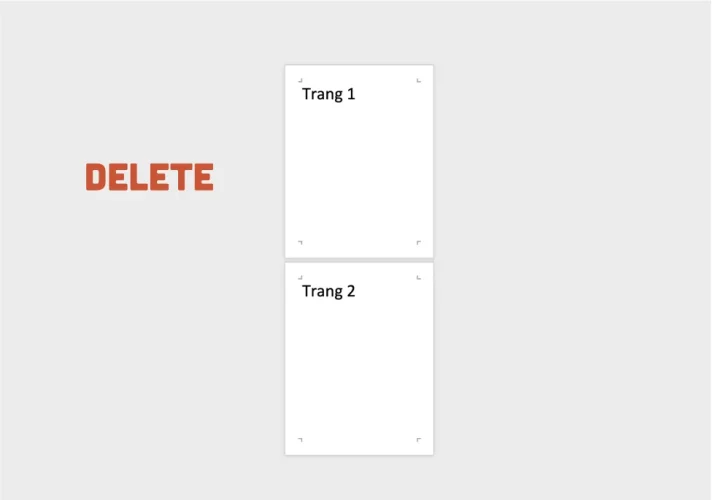 Cách xóa một trang trong Word bằng Delete hoặc Backspace (Áp dụng cho Word 2016,2019)