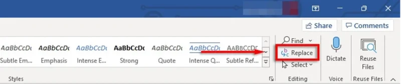rut gon bang replace Cách rút gọn văn bản trong Word bằng công cụ Replace