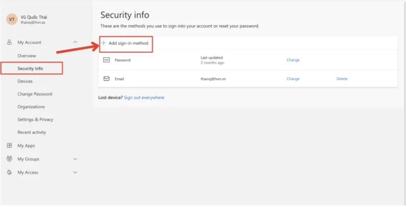 Cách xác minh tài khoản Microsoft bằng số điện thoại