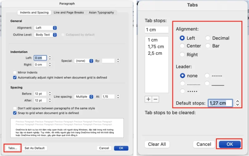 Cách tạo tab trong Word nhanh chóng và dễ dàng