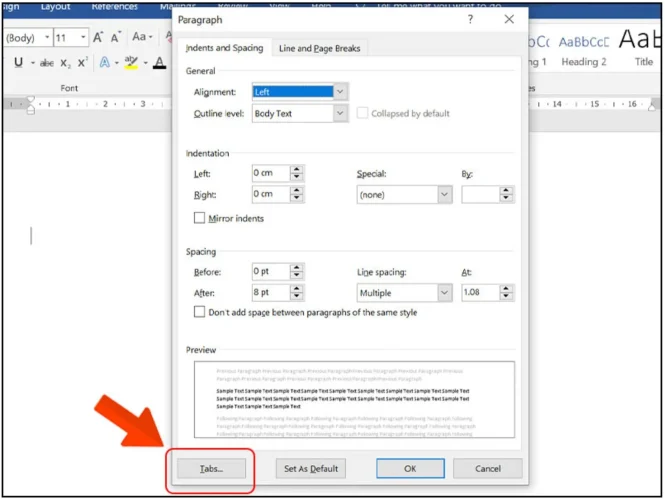 Cách tạo tab trong Word nhanh chóng và dễ dàng