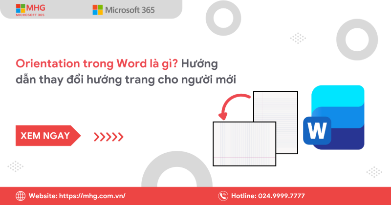 Orientation trong Word là gì