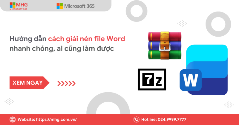Cách giải nén file Word