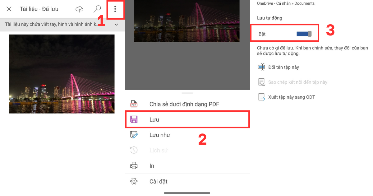 Cách lưu file Word trên điện thoại Cách lưu file Word trên điện thoại