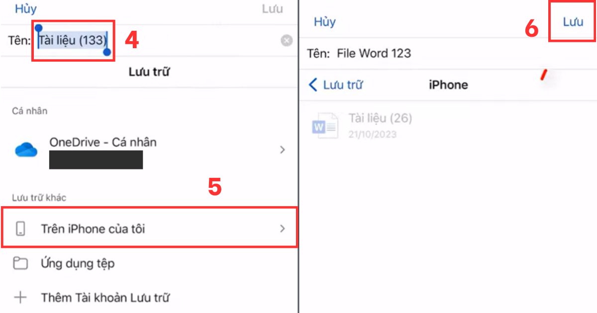 Cách lưu file Word trên điện thoại Cách lưu file Word trên điện thoại