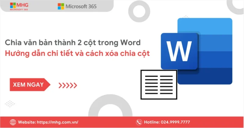 Hướng Dẫn Chi Tiết Cách Chia Văn Bản Thành 2 Cột Trong Word